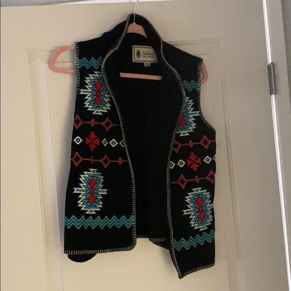 Outback Trading Fleece Vest size Small